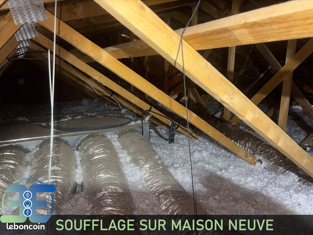Isolation des combles, Ouate de cellulose; laine de verre; laine de bois; retrait ancien isolant souillés (image 3)