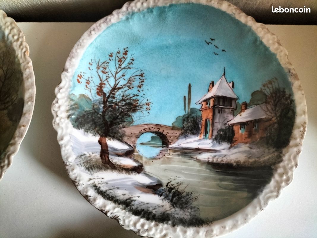 Assiettes décoratives paysages (image 3)