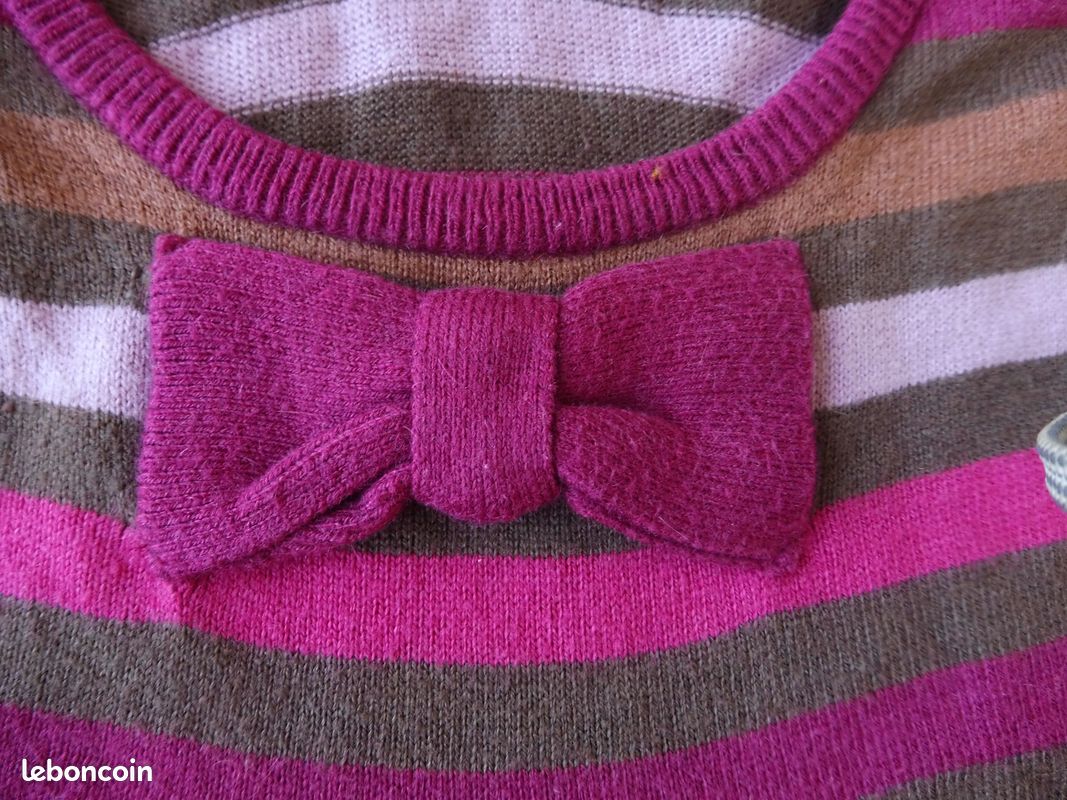 Lot 4 tuniques Sergent major, Verbaudet, Lisa rose, kitty 8 ans (image 4)