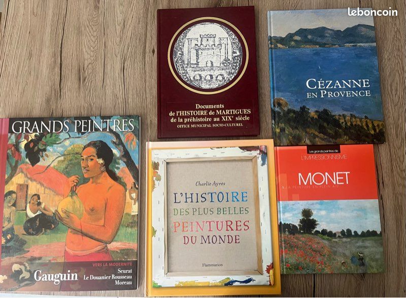 5 livres d’art Cézanne, Gauguin, Monet, histoire (image 1)