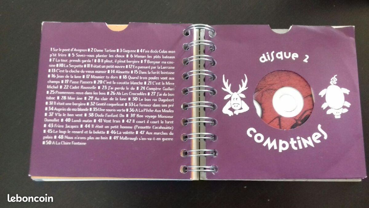 Livre avec 3 CD de chansons et comptines (0-7ans) (image 2)