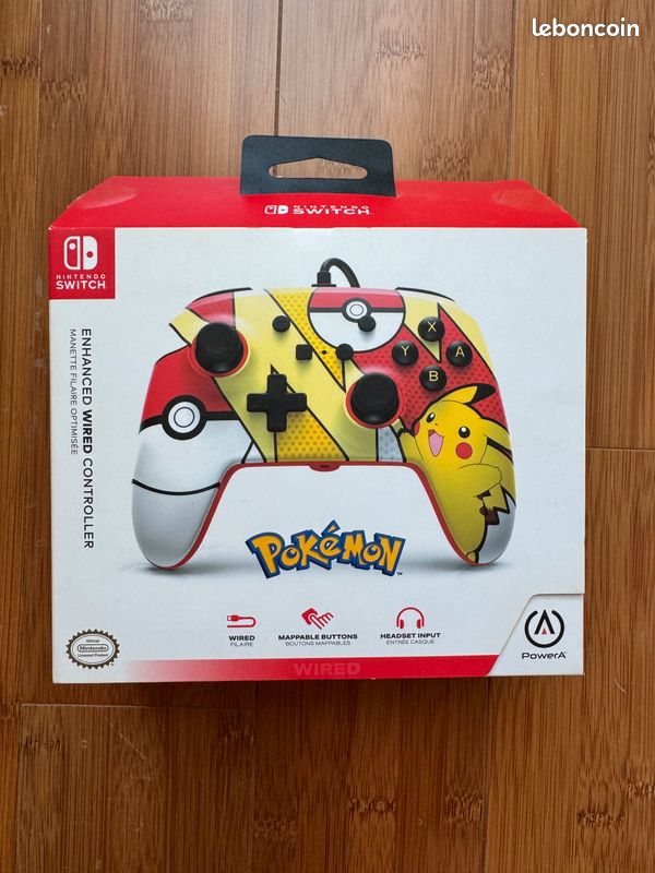 Manette Hori Nintendo Pokemon Evoli Évolutions Sans Fil Horipad 810050912181 | eBay