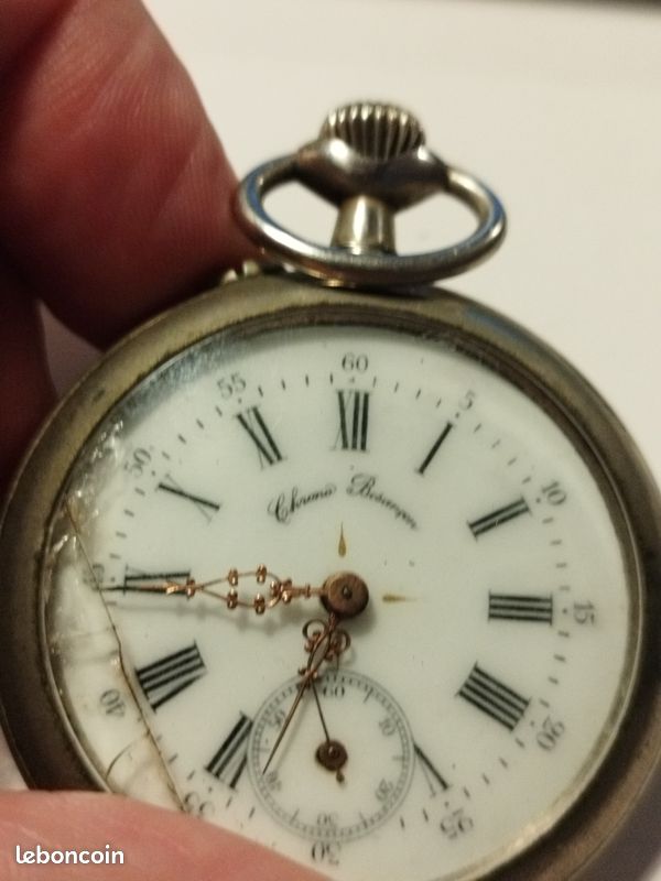 Montre à Gousset Vintage GAB Besançon (Dodane) Années 1950 - Mécanique à Remontage Manuel - Très Bon état