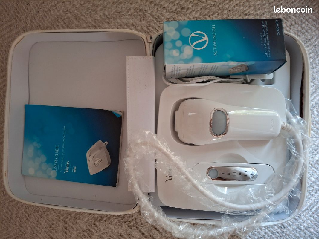 Épilateur à Lumière Pulsée Braun Gillette Venus Naked Skin - Occasion, Bon état Fonctionnel