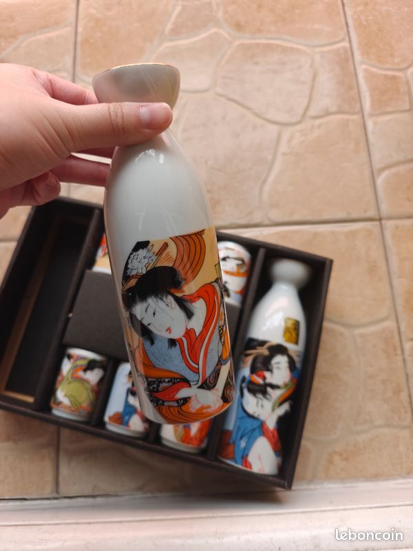 Lot De 5 Sous-verres Japonais Kimono Brocart Genroku - Boîte Cadeau - Neuf