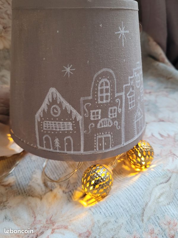 Abat-jour Noël maisonnettes Hiver (image 3)