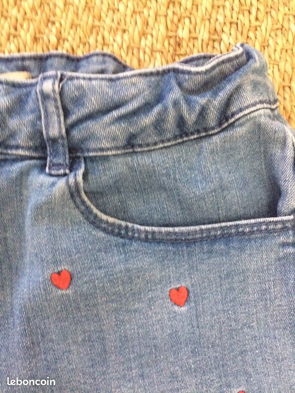 Authentique vintage Short enfant - Bleu - Taille 10 ans - Nylon Authentique vintage Short enfant - Bleu - Taille 10 ans - Nylon
