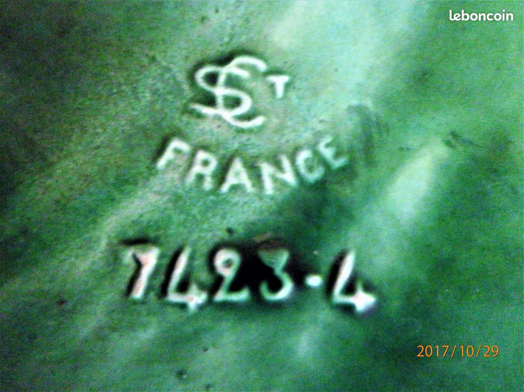 Pichet en Faïence vernissée St CLEMENT Art Déco (image 6)
