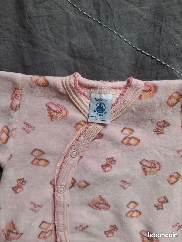 LOT Petit bateau comme neuf pyjamas naissance (image 6)