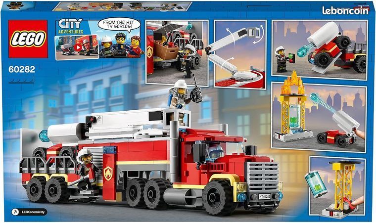 Lego City Rèf 60282 Les pompiers : Grande boîte construction Neuve Cadeau (image 2)