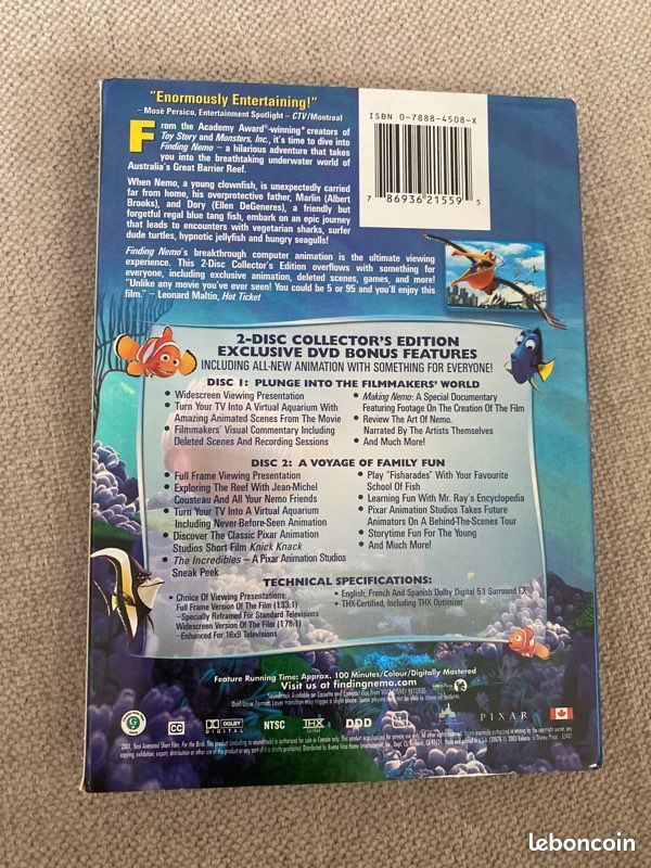 Blu-ray Nemo collector’s Édition (image 2)