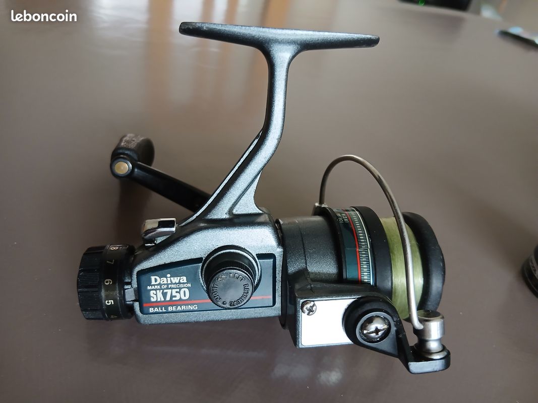 Moulinet De Pêche Ancien LM Dickson Silverado 7500 - Vintage Et Fonctionnel