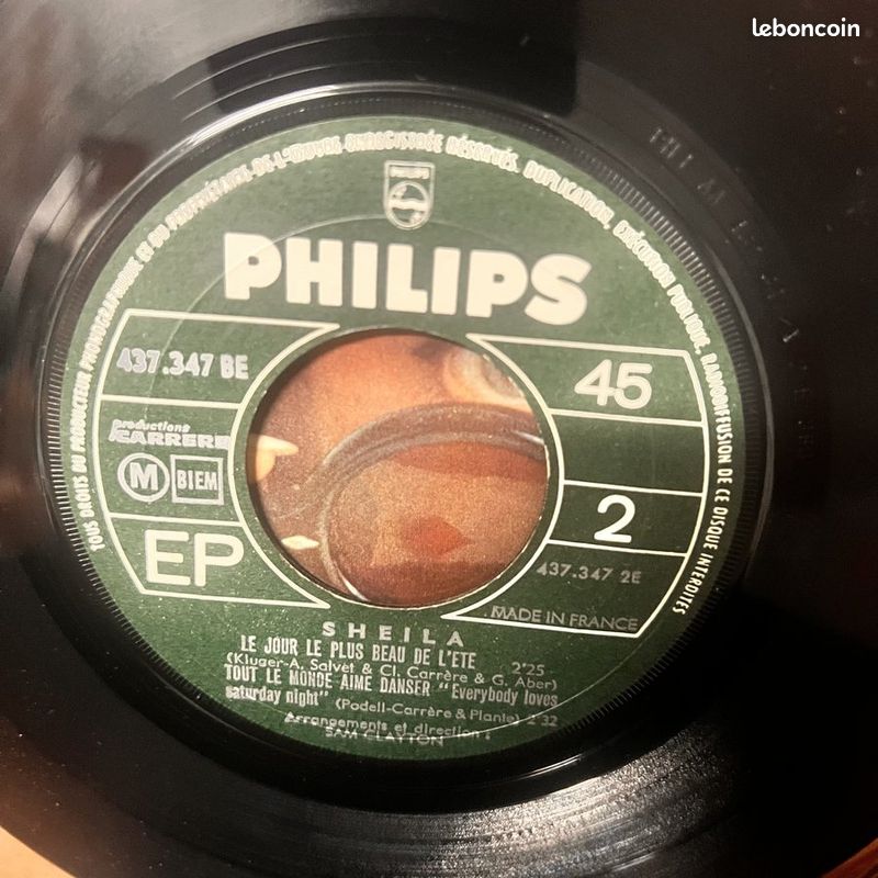 Sheila - Adios Amor - Vinyl 45 t (image 4)