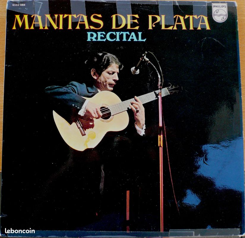 Disque Vinyle 33T Manitas de Plata – RECITAL – 1968 (image 1)