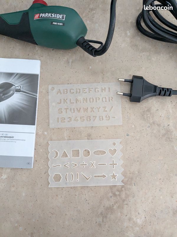 Graveur neuf "Parkside PGG 15 B 1"pour bricolage (image 2)