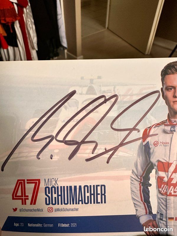 Michael Schumacher - Autogramm - 2002 - Züriring
