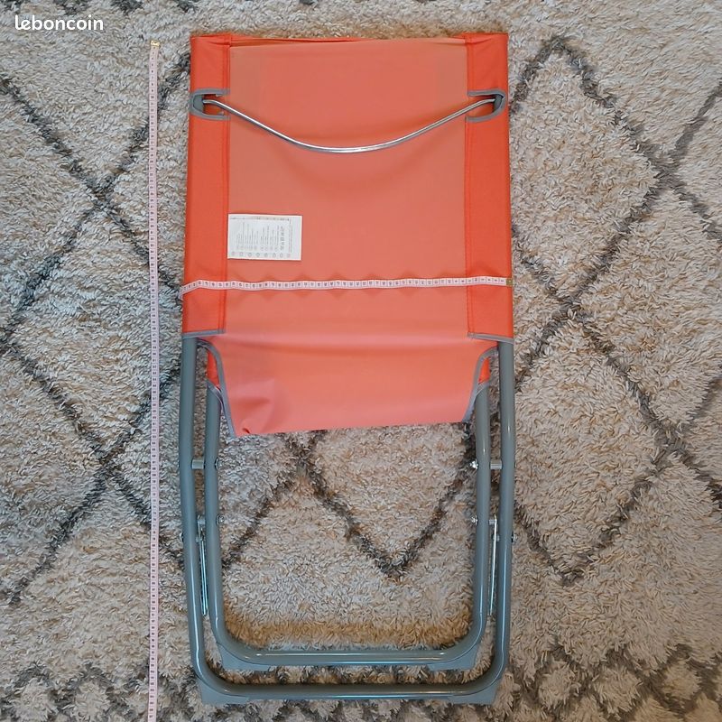 Fauteuil pliant orange (image 4)