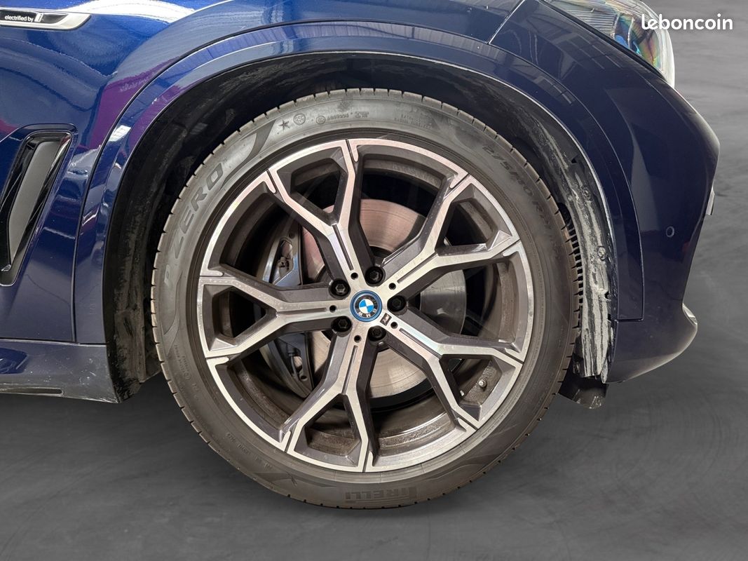 BMW X5 G05 45e xDrive 394 M Sport BVA8 Tanzanite Blue Harman Kardon Sièges M Sky Lounge Garantie 12 mois (image 19)