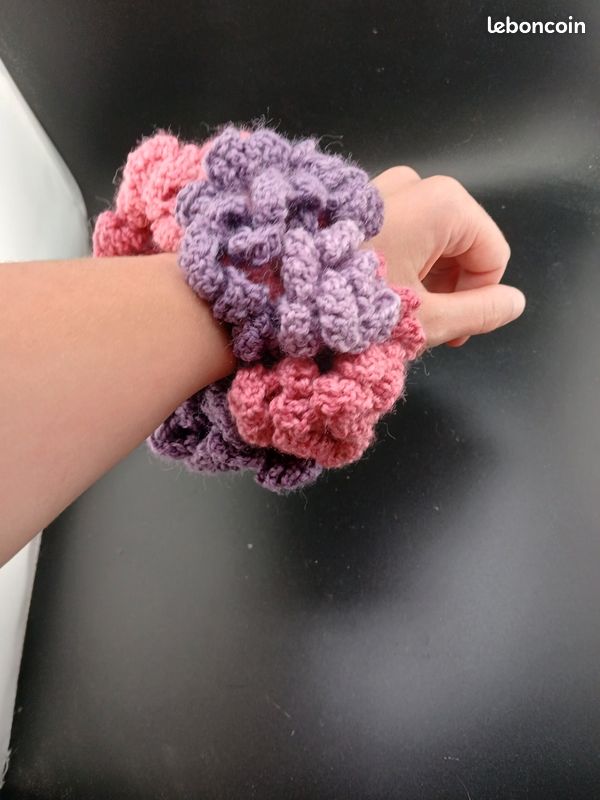 Chouchou fait main crochet (image 2)