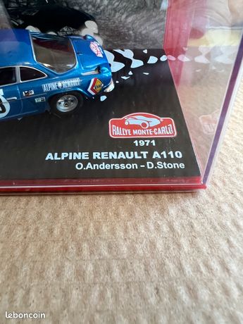 Trofeu Alpine A110 1971 – Miniature Monte-Carlo 1/43, Andersson, Collection Neuve En Boîte
