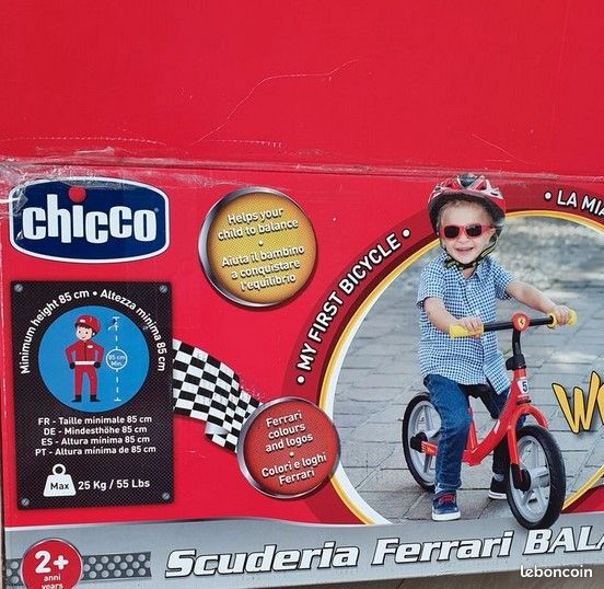 Qiani Draisienne vélos Enfants 2 en 1,pour 2-7 Ans Enfants,avec Frein stabilisatrices Roues pédales,12 14 16 Pouces,Rouge Bleu Rose (Rose, 14 Pouces) en destockage et reconditionné chez
