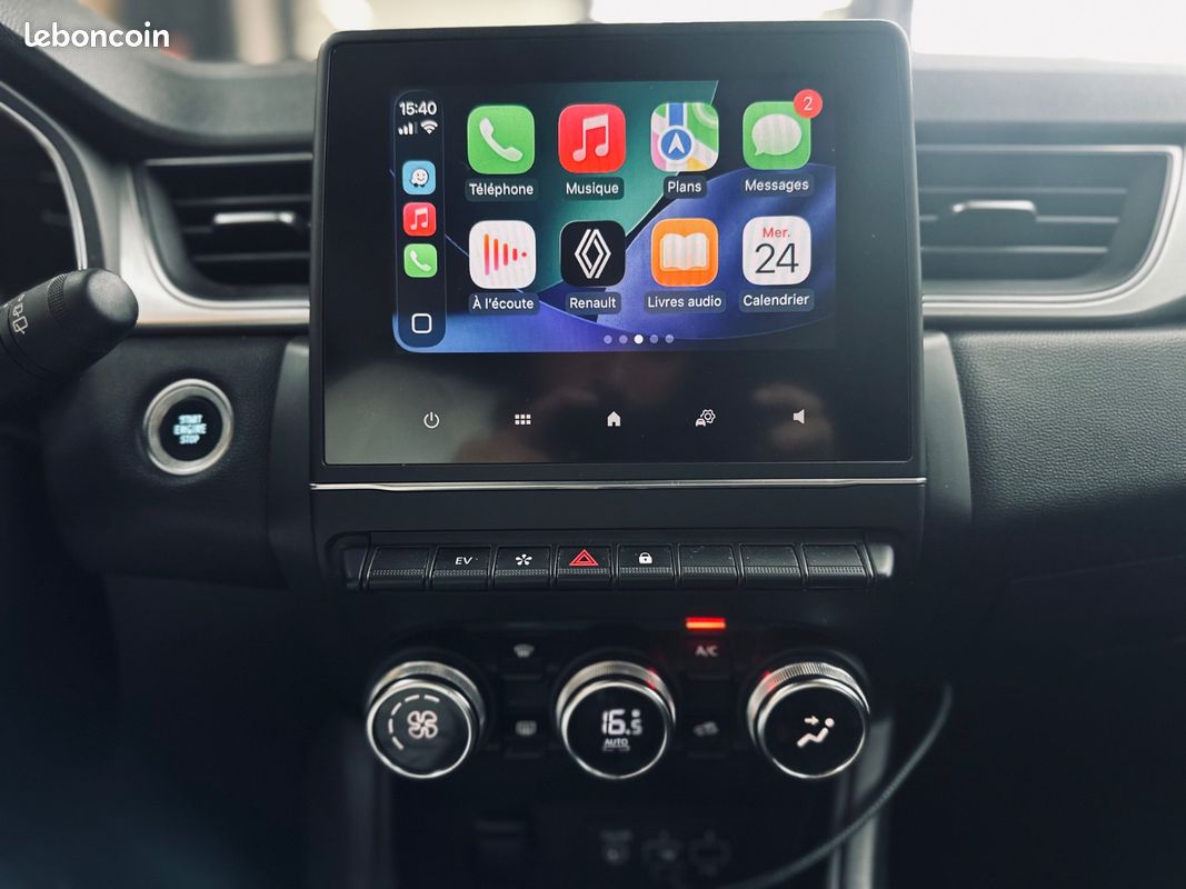 Renault CAPTUR 1.6 145CH Intens + CARPLAY + CAMERA + 2EME MAIN + ENTRETIEN CONSTRUCTEUR + GARANTIE 12 MOIS (image 15)