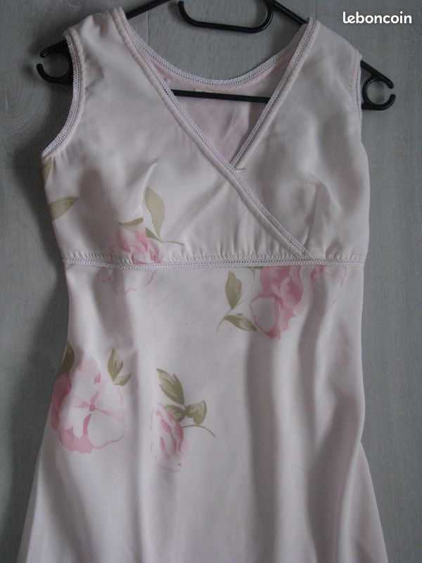 Laundry by Shelli Segal Rose Taffetas Robe Dos Nu Détail UK 6 BNWT