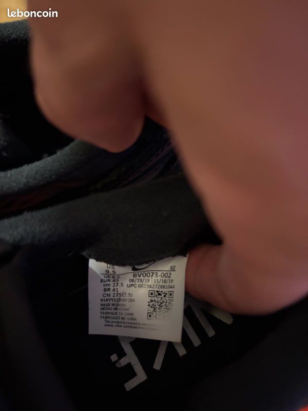 Nike LD Waffle Sacai Nylon Noir (image 6)