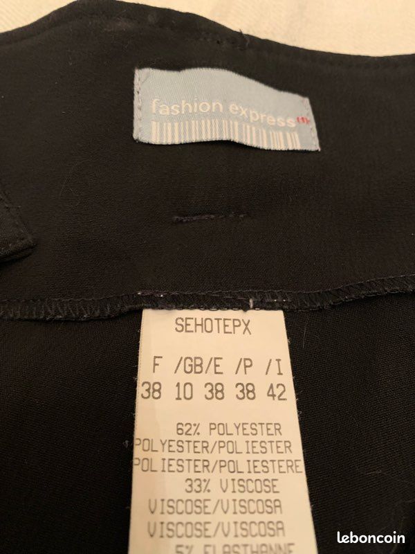 Pantalon noir chic (image 7)