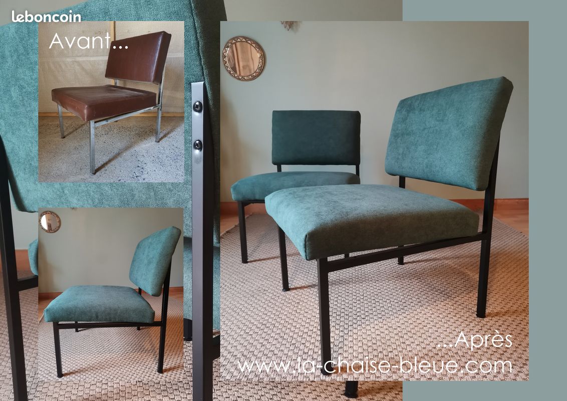 Fauteuils motifs pied de poule #2 (image 11)