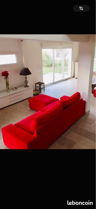 Canape kivik convertible 3 places IKEA 2 housses + pouf (image 3)