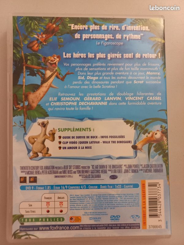 DVD L'âge de glace 3 (image 2)