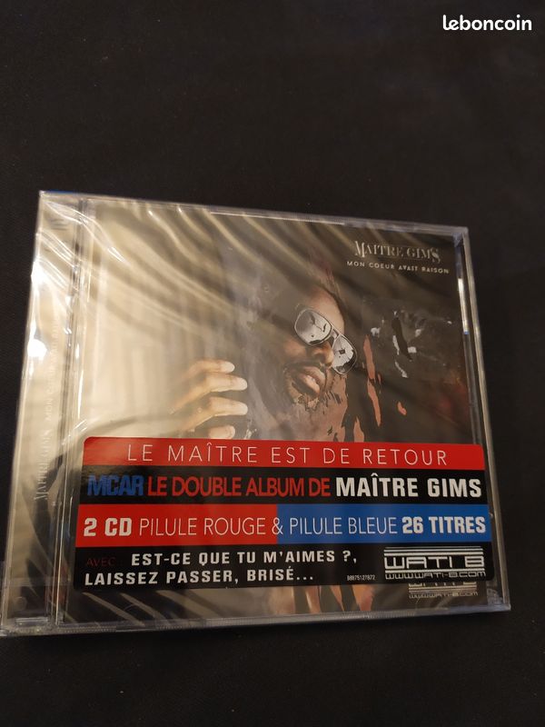 Double CD neuf maître gims (image 1)
