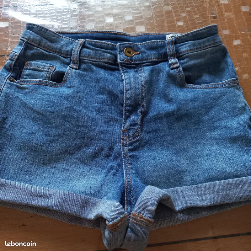 Short court fille jeans XXS 32 (image 1)