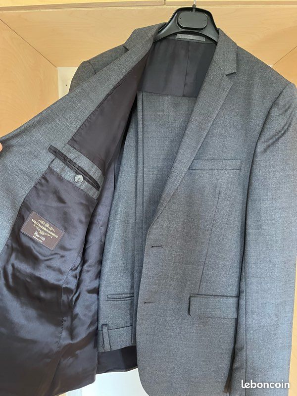 Costume Anthony Garçon - Gris anthracite - taille 50/43 - Très bon état (image 3)