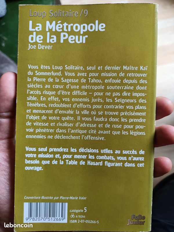 Un livre dont vous êtes le héro : La métropole de la peur (image 3)