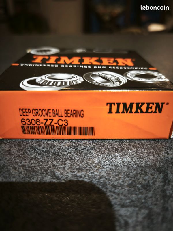 Roulement 6306 zz c3 timken (image 1)