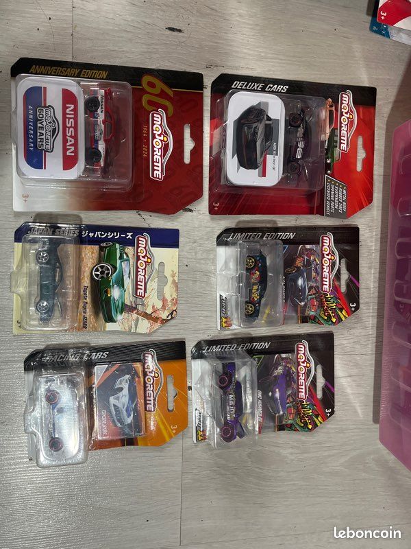 Lot De 7 Voitures Majorette Vintage : Audi, Peugeot, BMW, Ford, Citroën - Occasion