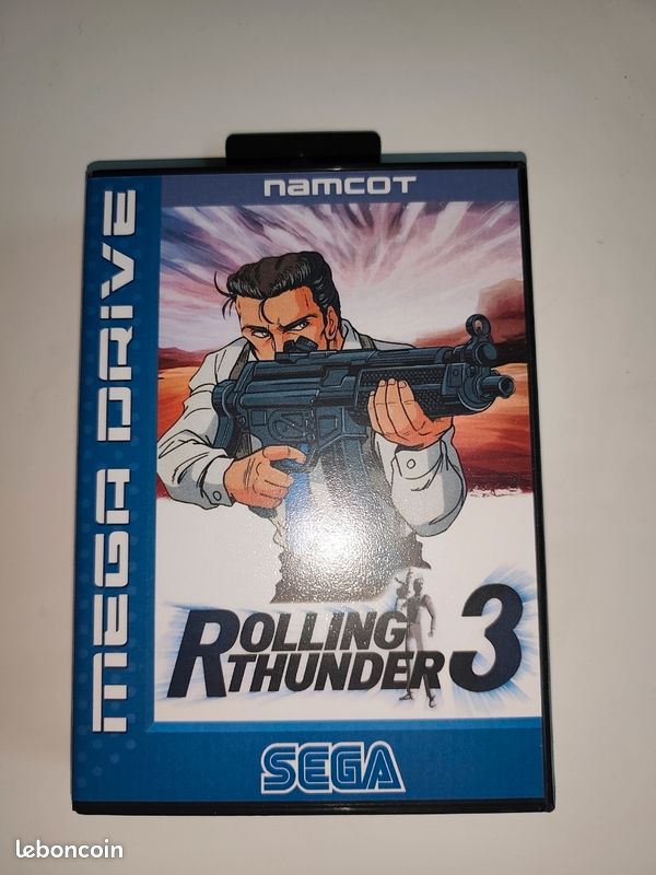 Jeu SEGA Mega Drive - Rolling Thunder 2 (PAL) - Version Cartouche Sans Notice - Bon État
