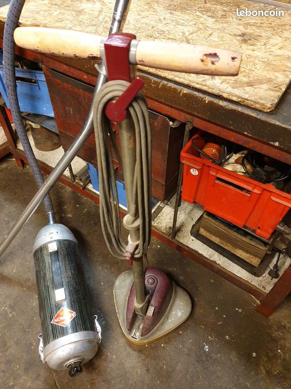 Aspirateur Cireuse Vintage ROWAT Des Années 50 – Rare Et Fonctionnel, Pour Collection