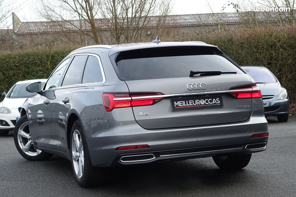 A6 Avant 35 Tdi Mhev S-Tronic 163ch 102600kms Virtual cockpit/Cuir sport élec chauffant/Grd Gps Europe/Caméra 3D/Accès confort/Carplay/Attelage/1*Main/Gtie 12 mois (image 3)