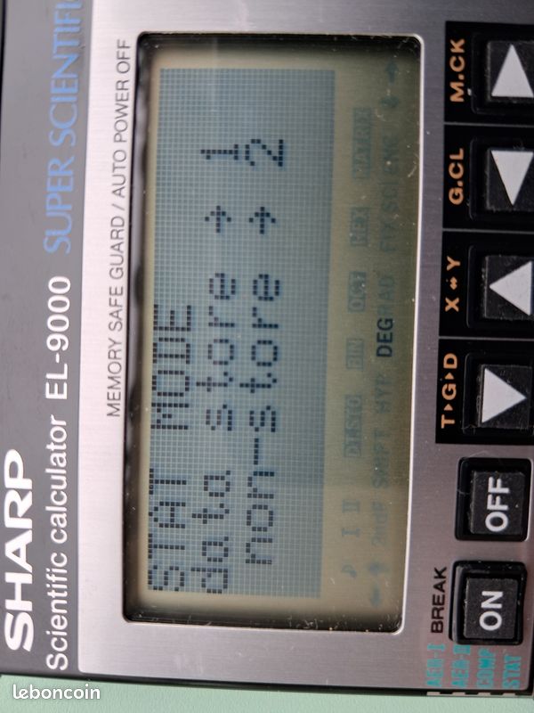 Calculatrice scientifique SHARP EL 9000 (image 4)