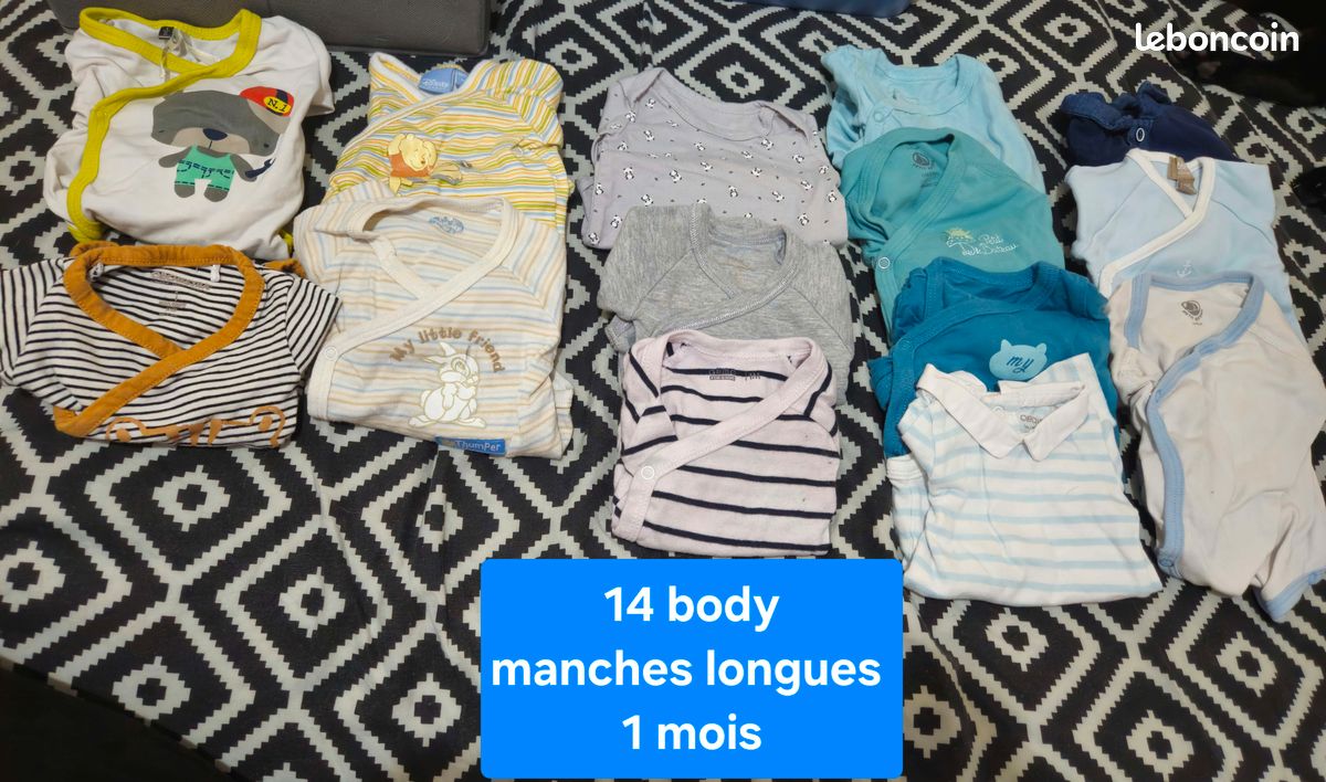 🎀 Vêtements bébé 0-3 mois – été hiver 🎀 👶 Garçon/Fille