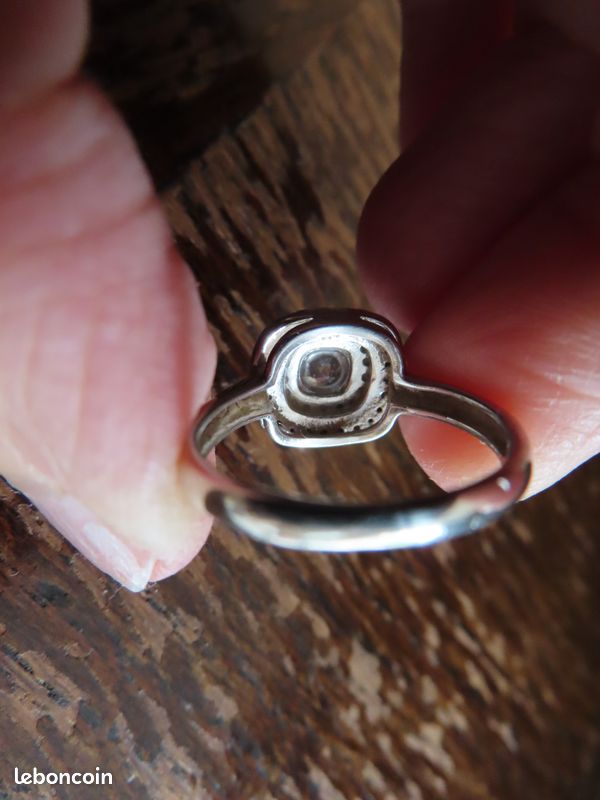Ancienne bague en argent berbère du Maroc taille US 9 1/4 France