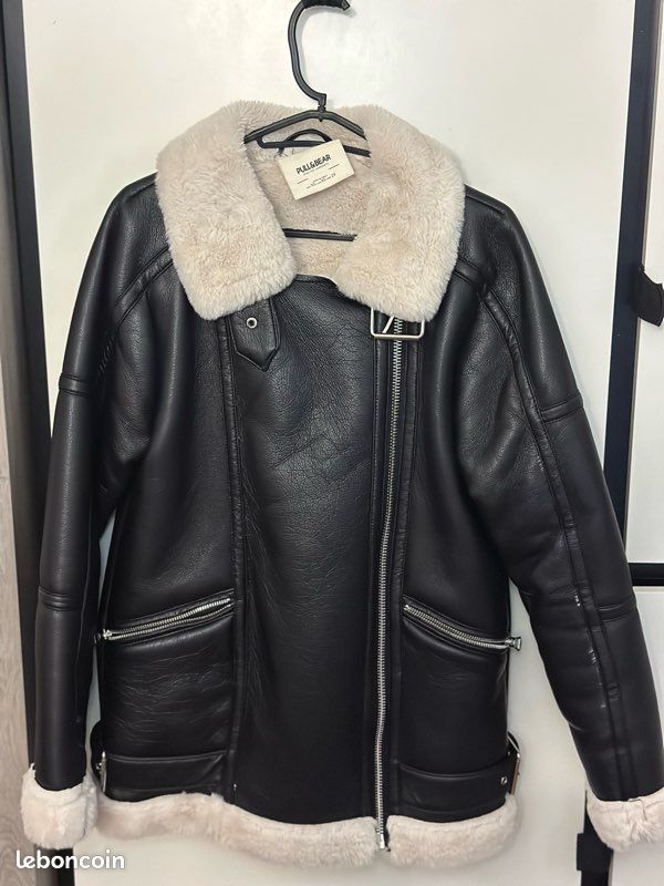Veste doublé face cuir et fourrure Vêtements