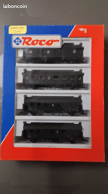 Coffret de 4 voitures à essieux, ÖBB - R64009 - Roco - Coffrets - Easy
