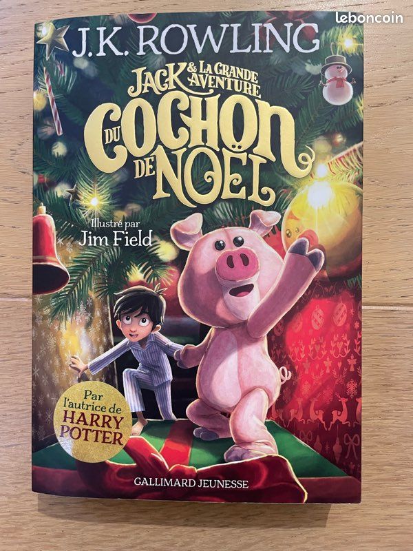 Lot de 2 romans de J.K. Rowling en parfait état : Jack et la grande aventure du cochon de Noël + L’Ickabog (image 3)