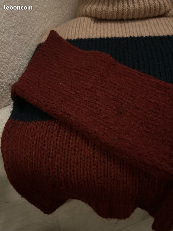 Pull overs hiver femme avec col (image 3)