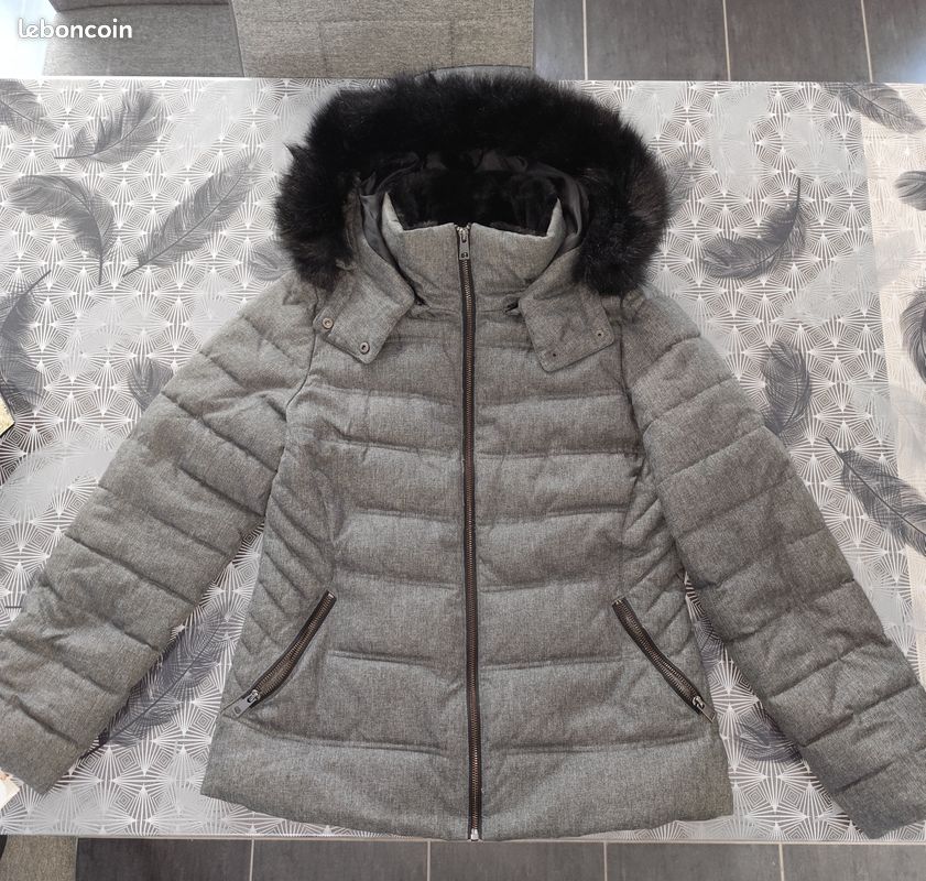 Doudounes grise Camaieu taille 38 Vêtements