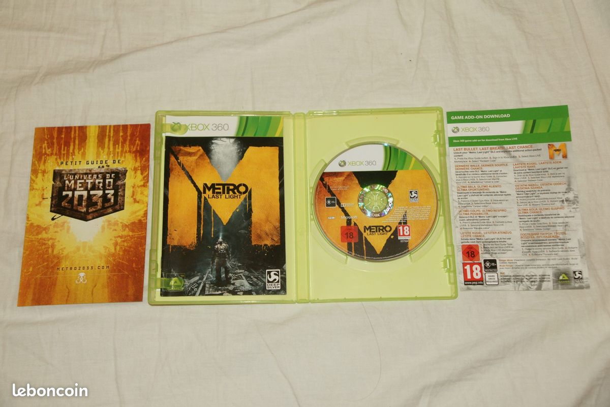 METRO last light édition limitée xbox 360 - Jeux vidéo